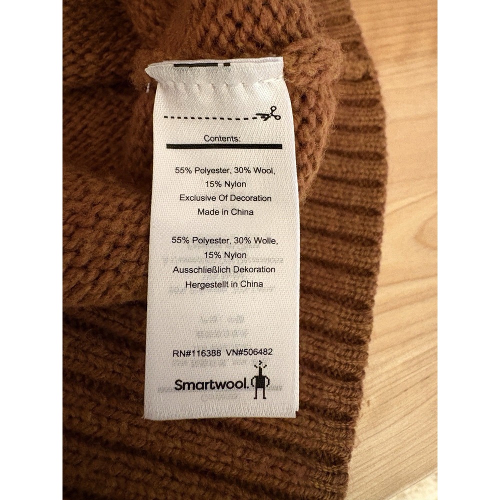 Smartwool Cozy Lodge Boyfriend Cardigan Womens Size S Acorn Heather Gorpcore - Picture 9 of 11